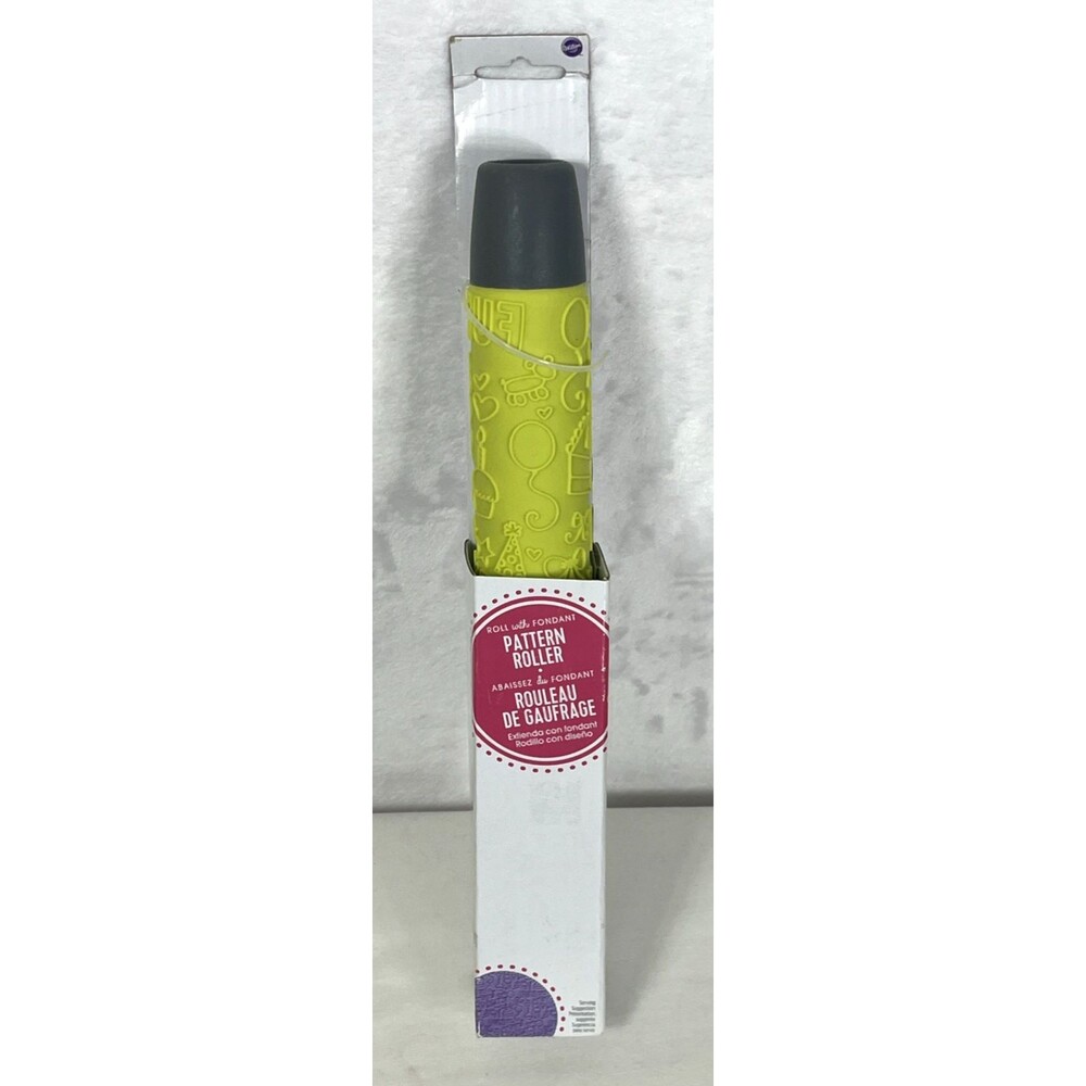 Wilton Roll with Fondant Pattern Roller Balloons Party Cake Ice Cream NEW (open)